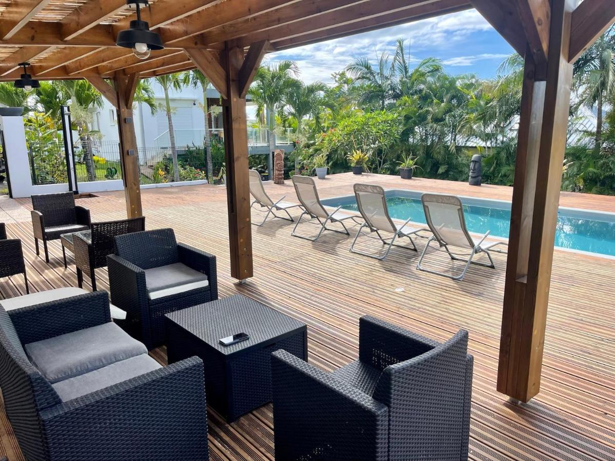 Grande Villa Au Calme - Vue Exceptionnelle - Climatisation - Piscine Sel Chauffee - Jardin Tropical Vincendo 外观 照片
