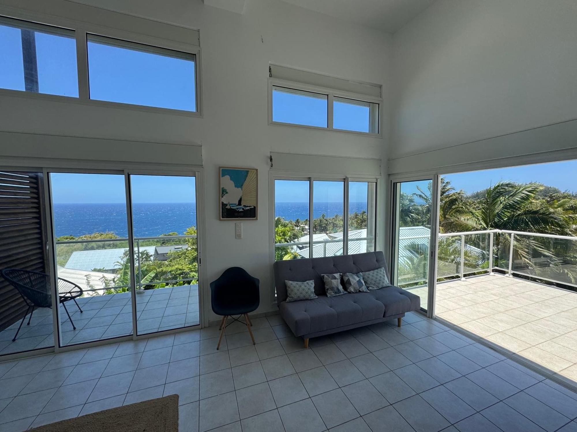 Grande Villa Au Calme - Vue Exceptionnelle - Climatisation - Piscine Sel Chauffee - Jardin Tropical Vincendo 外观 照片